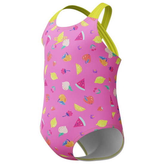 Speedo Βρεφικό ολόσωμο μαγιό Print Crossback Swimsuit